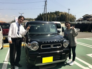 新型ハスラー　「HYBRID　G」　納車！！